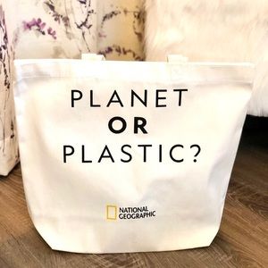 Planet or Plastic? National Geographic Tote Bag